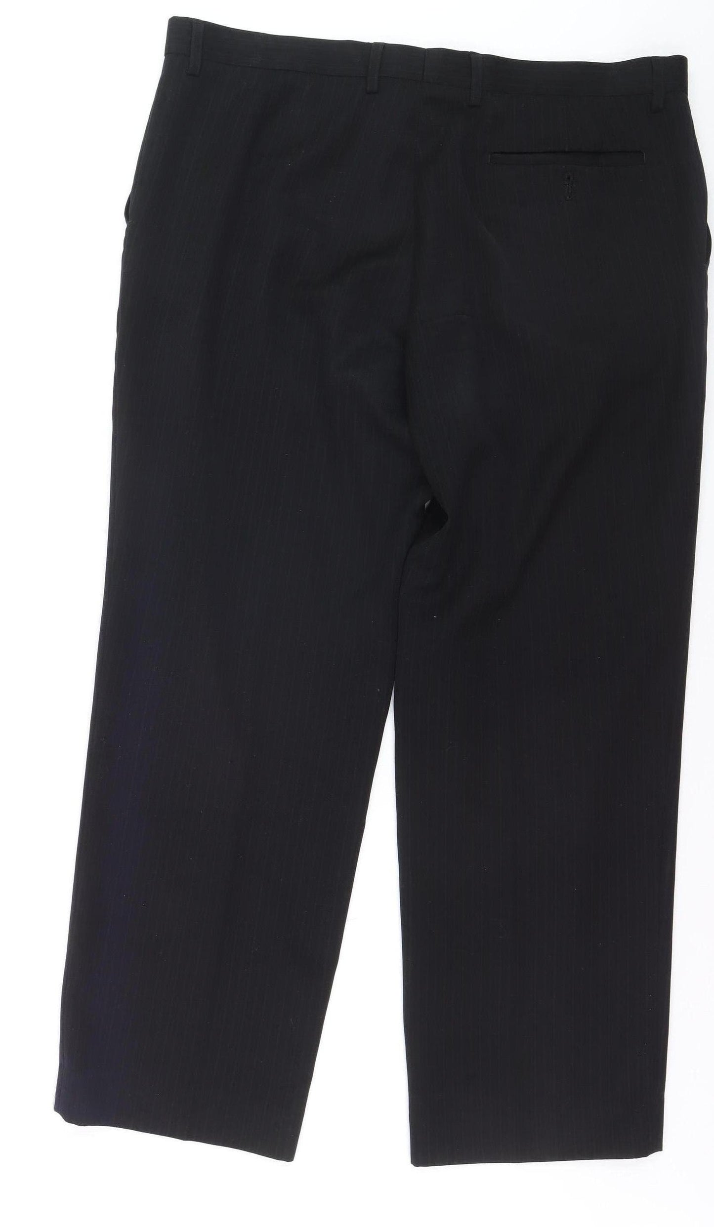 Marks and Spencer Men's Black Crease Resistant Dress Pants 38x29
