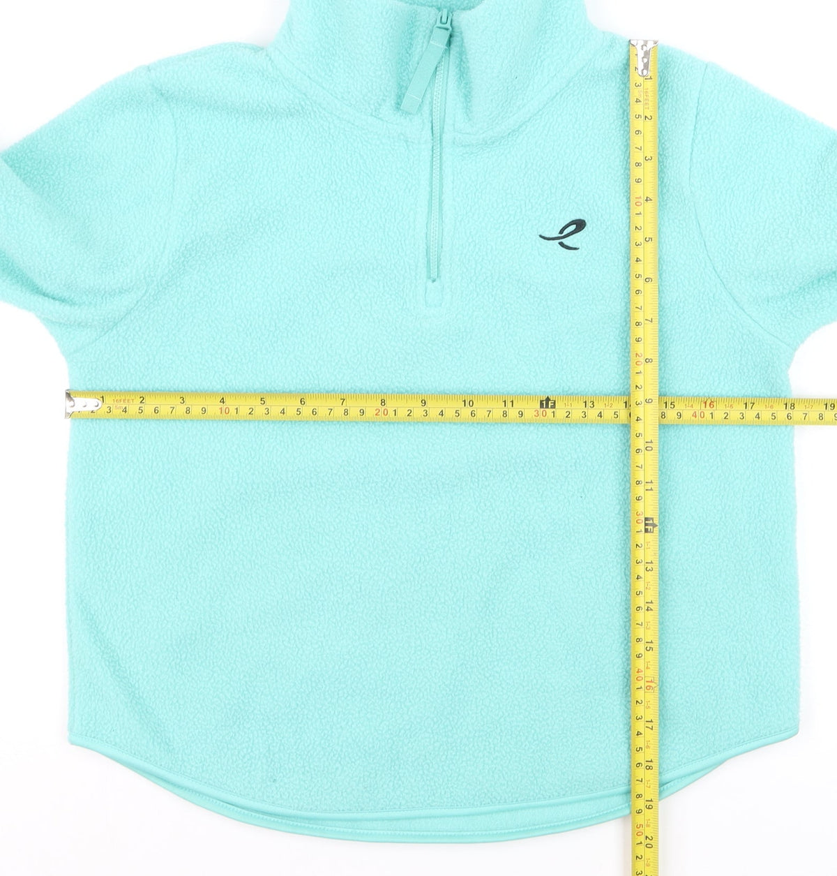 Energetics Girls Blue 10 Years Fleece 1/4 Zip Pullover Sweatshirt