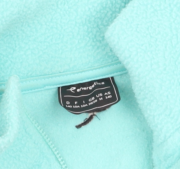 Energetics Girls Blue 10 Years Fleece 1/4 Zip Pullover Sweatshirt