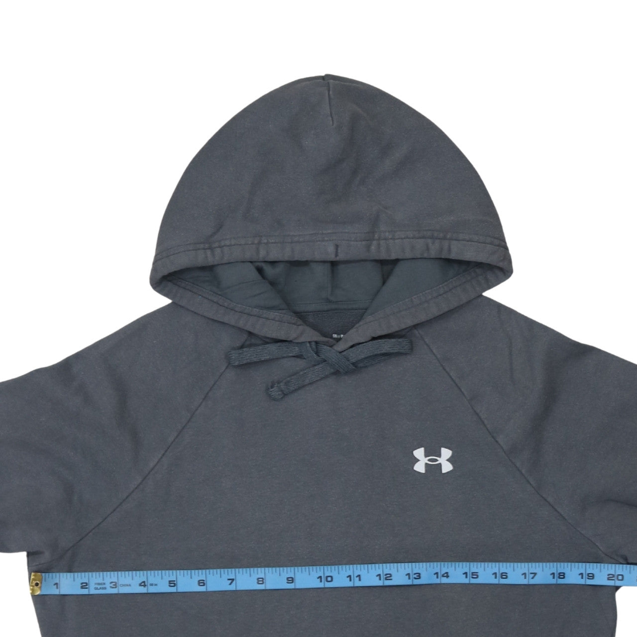 Under Armour Mens Grey Pullover Hoodie Small Loose Fit