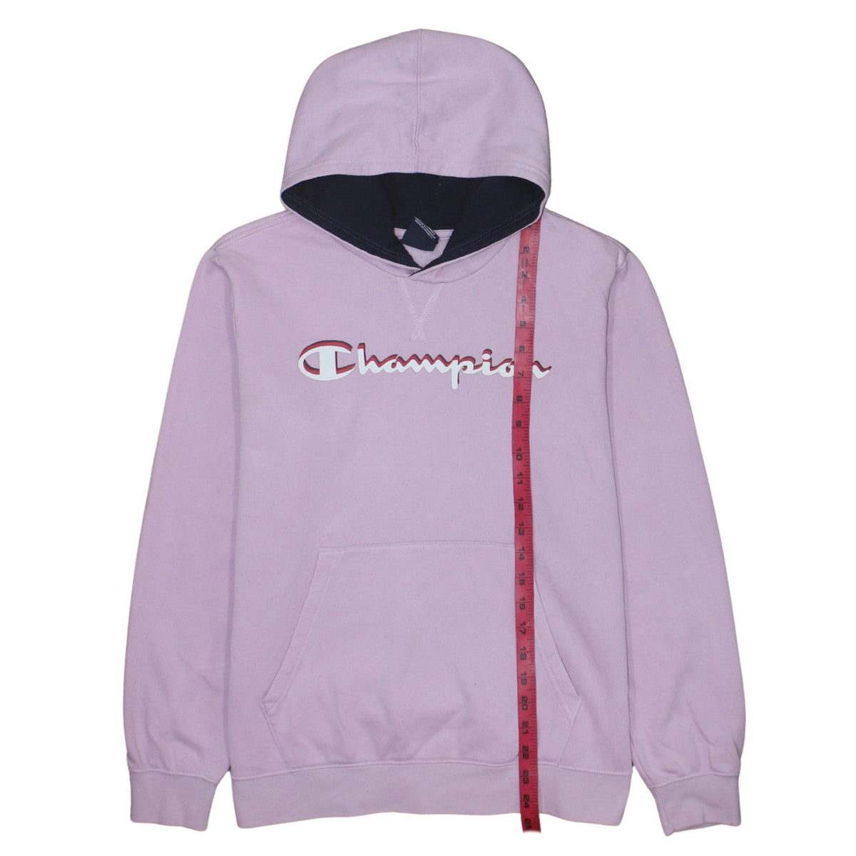 Champion Girls Pink Pullover Fleece Hoodie 15-16 Years Logo Sweatshirt