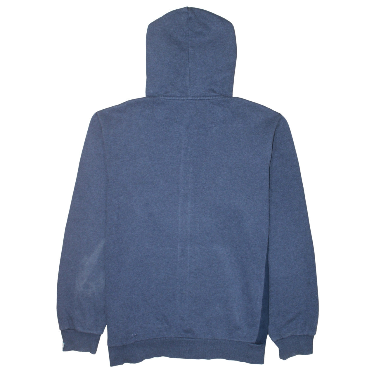 Adidas Men Blue Full Zip Hoodie L Regular Fit Sports Sweatshirt