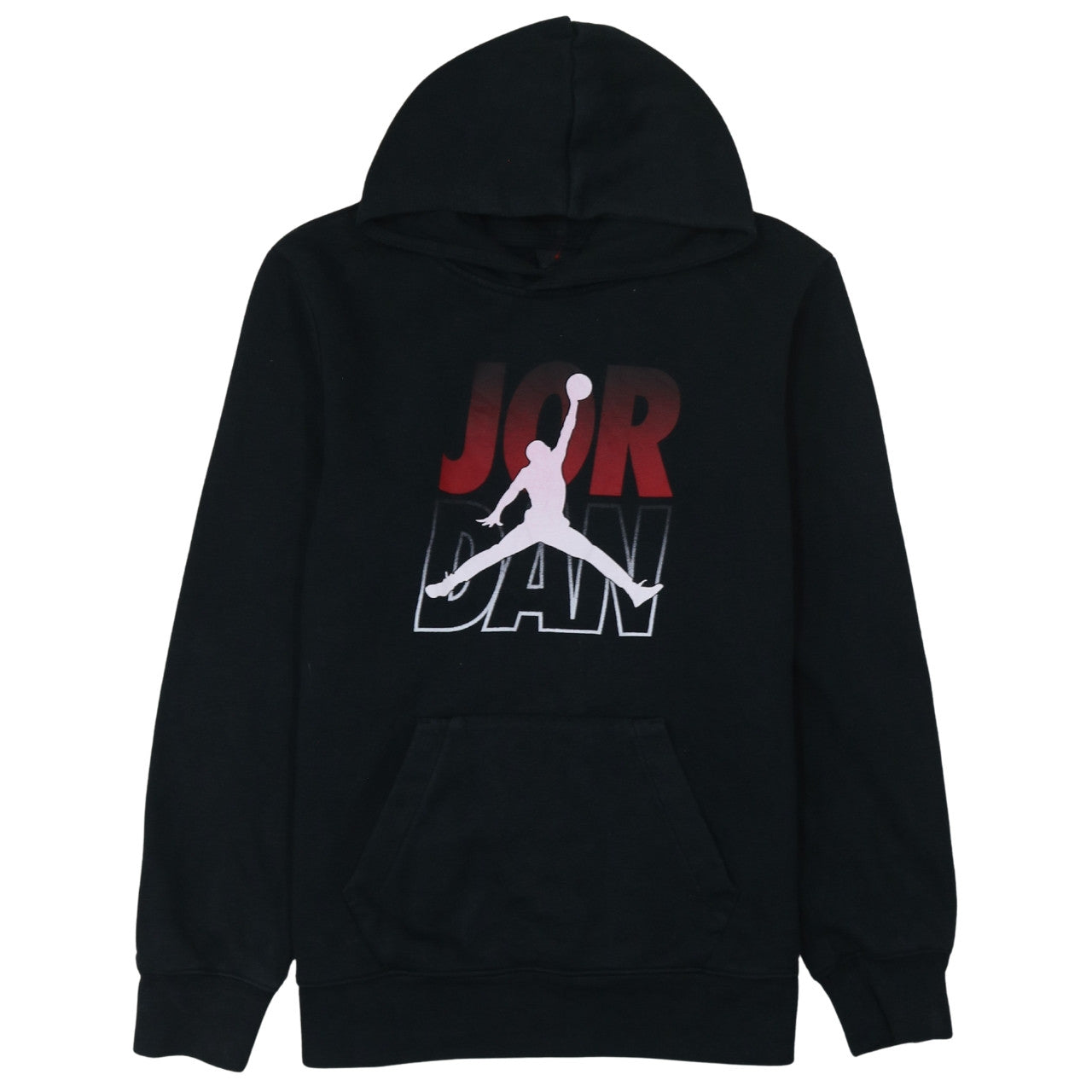 Jordan Boys Black Pullover Hoodie XL 13-15 Years Fleece Graphic Logo