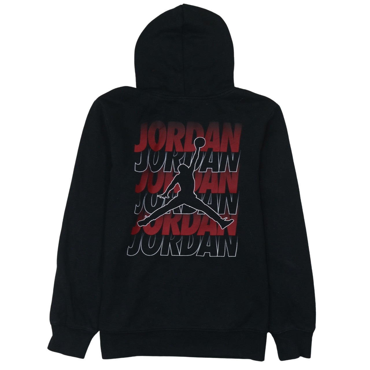 Jordan Boys Black Pullover Hoodie XL 13-15 Years Fleece Graphic Logo