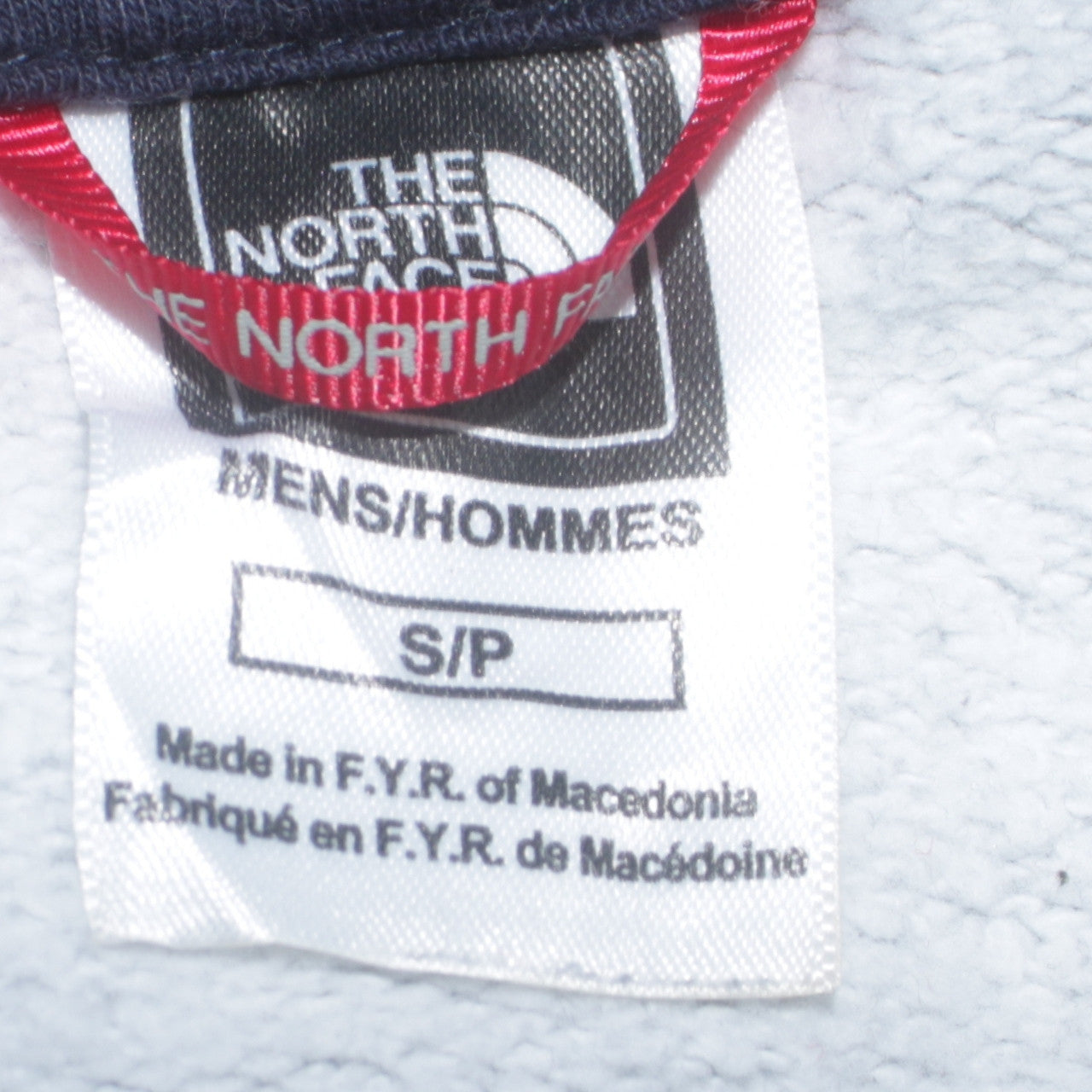 The North Face Men's Grey Pullover Hoodie Small Outdoor Fleece