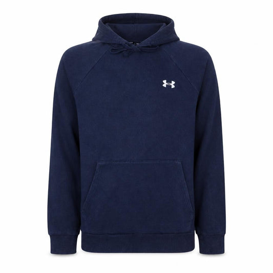 Under Armour Men's Blue Small Pullover Hoodie with Logo