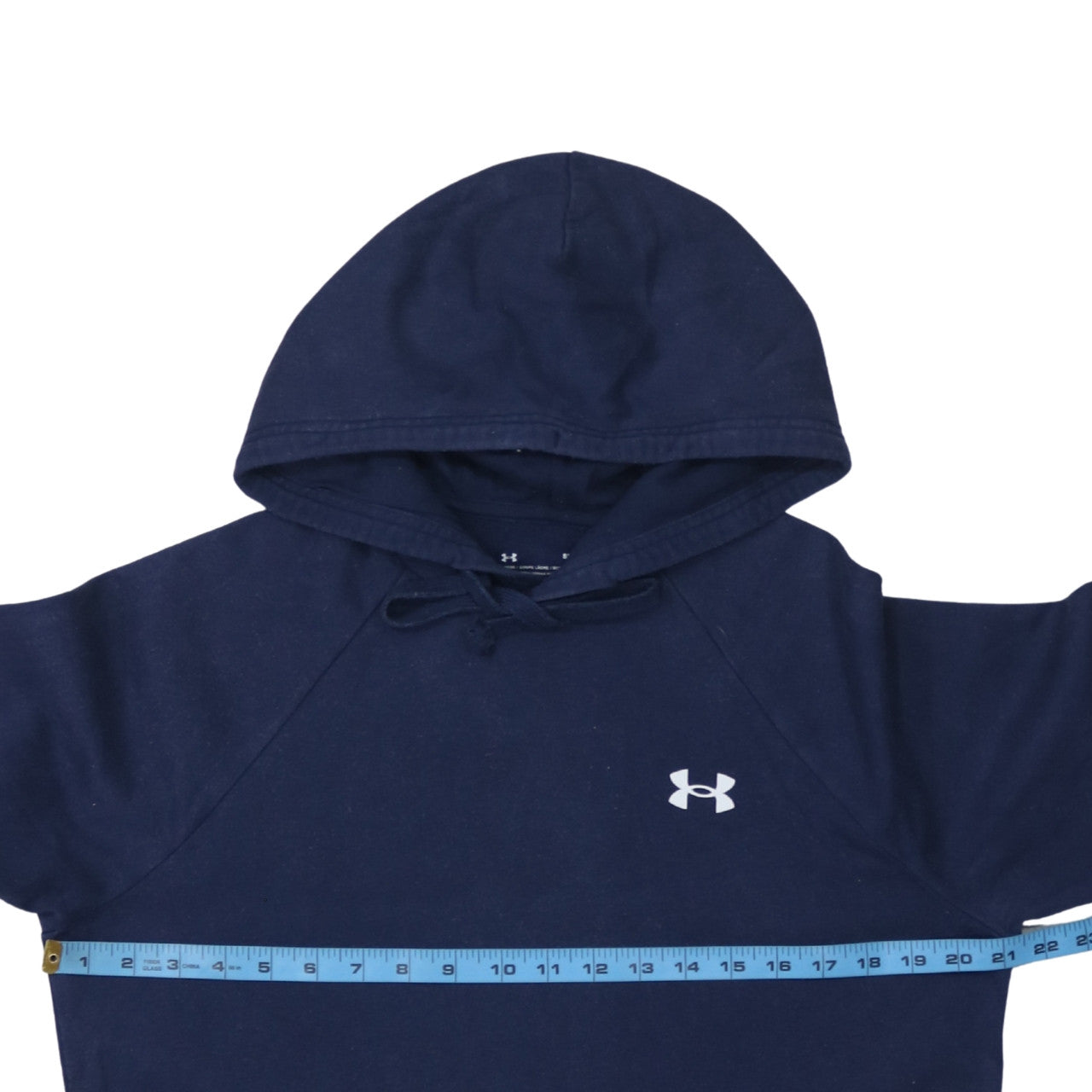 Under Armour Men's Blue Small Pullover Hoodie with Logo