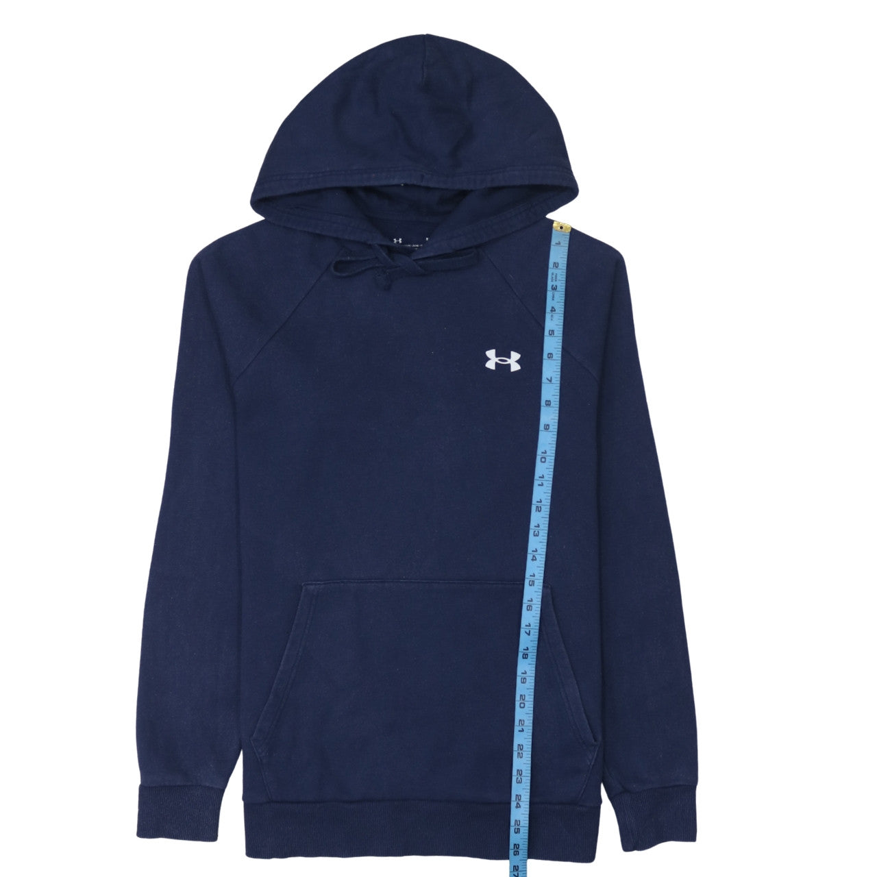Under Armour Men's Blue Small Pullover Hoodie with Logo