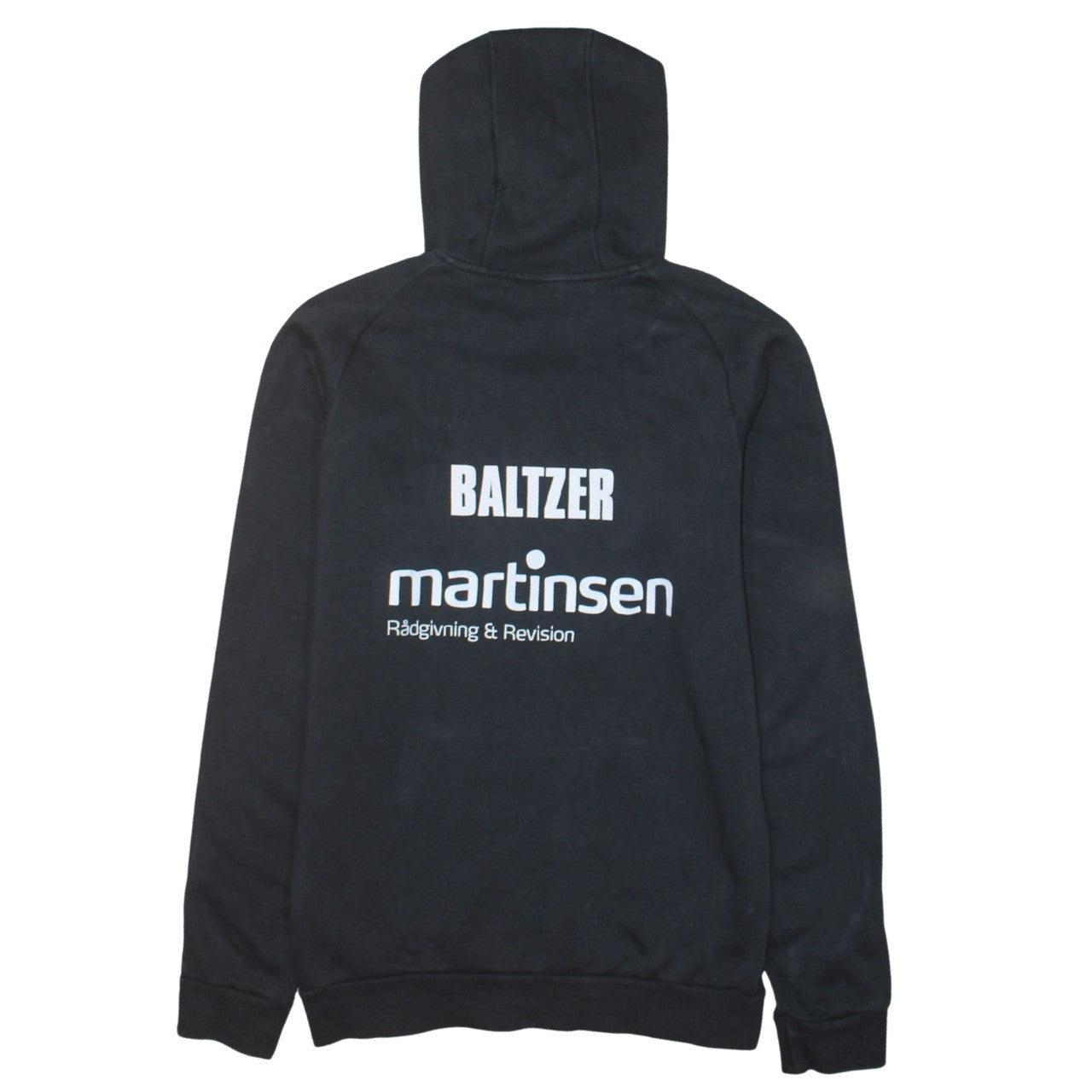 Adidas Men's Black Small Pullover Hoodie with Logo Sportswear