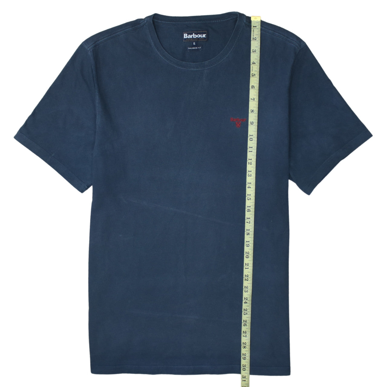 Barbour Men's Blue Cotton Tailored Fit Crew Neck T-Shirt XL