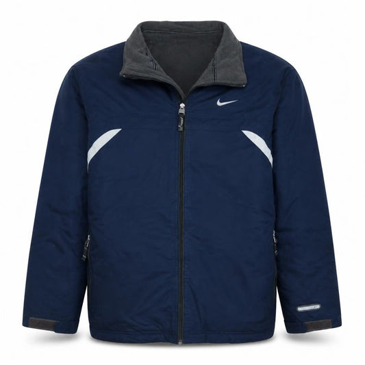 Nike Men's Blue XL Track Jacket Reflective Lightweight Sportswear