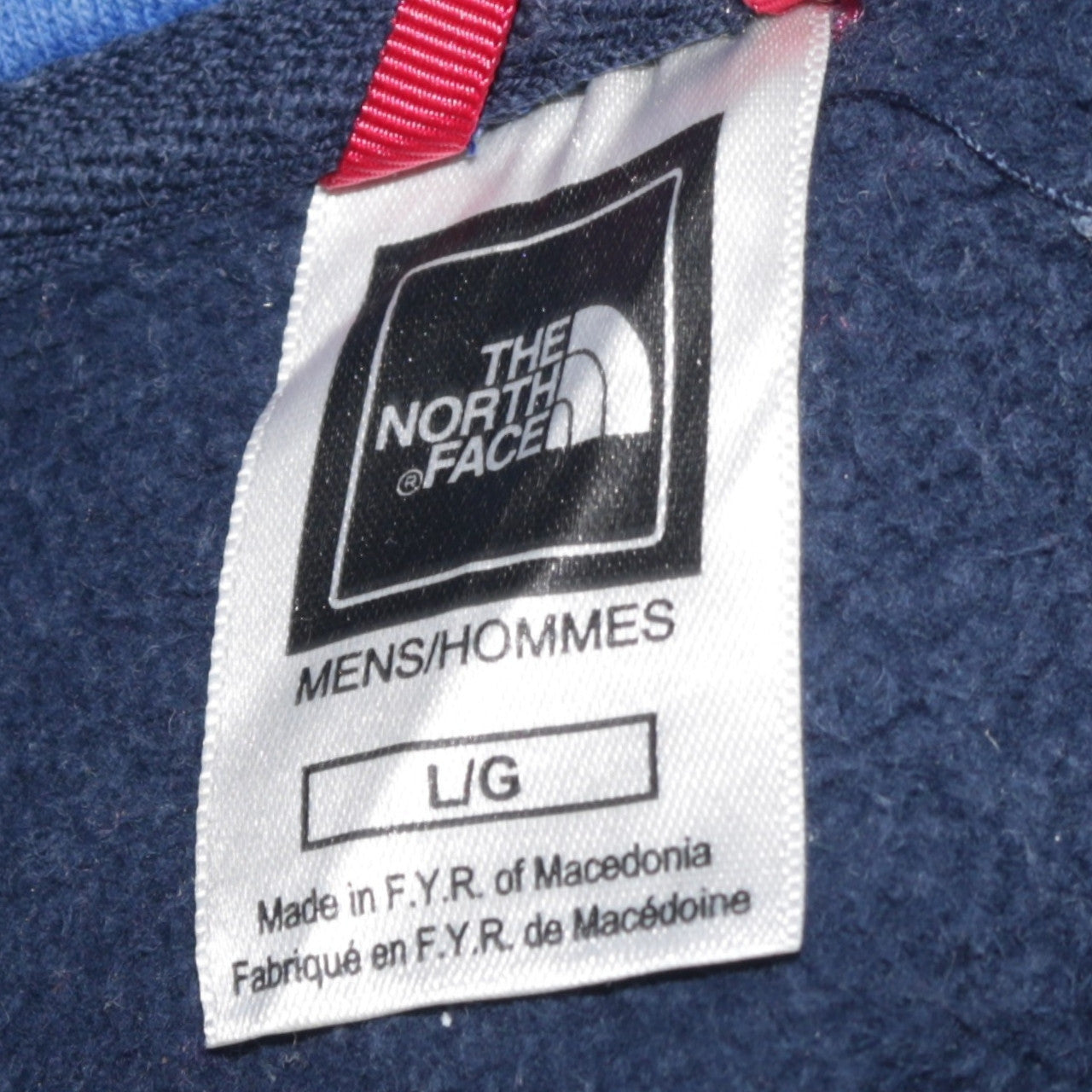 The North Face Men's Blue Pullover Hoodie Size L Regular Fit