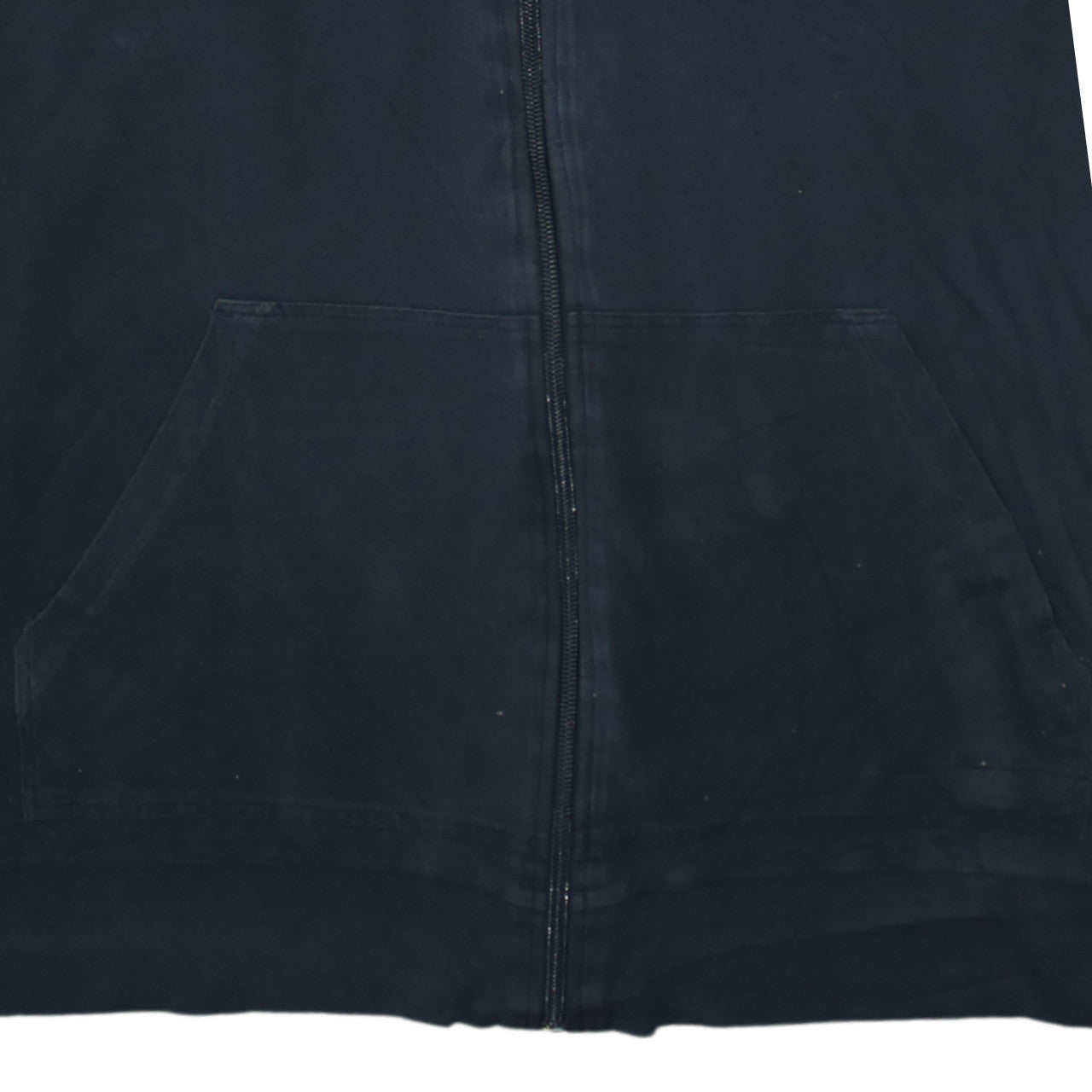 Hugo Boss Mens Black XL Full Zip Hoodie With Blue Hood Lining