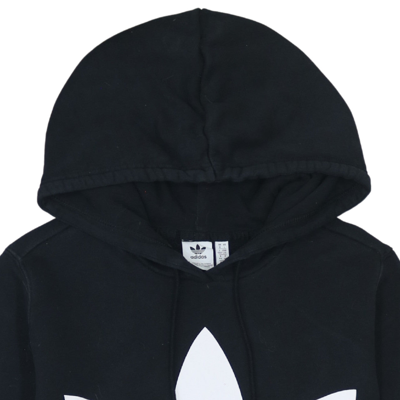 Adidas Womens Black Size 18 Pullover Hoodie Sweatshirt