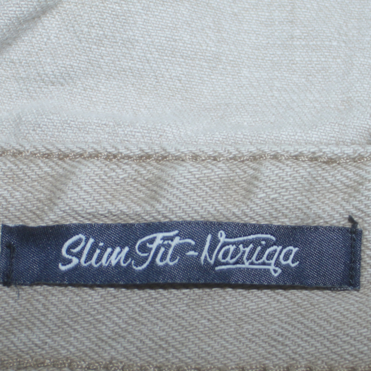 Zara Men Beige Slim Fit Denim Button-Up Jacket Size S