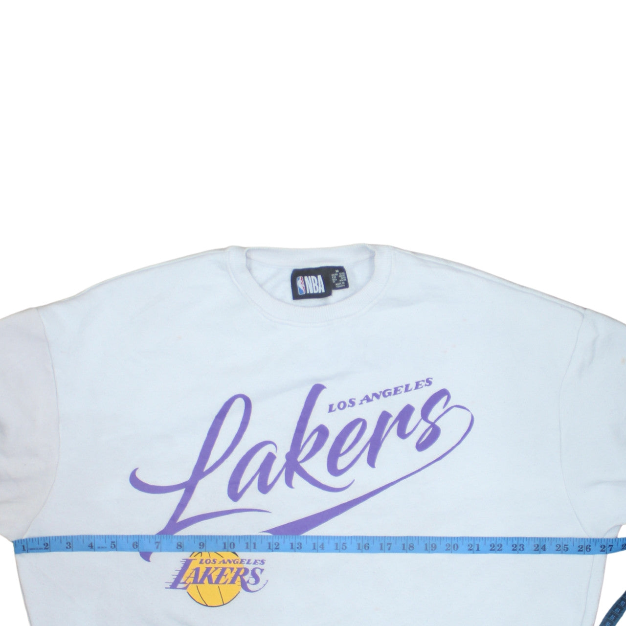 NBA Los Angeles Lakers White Pullover Sweatshirt Women M