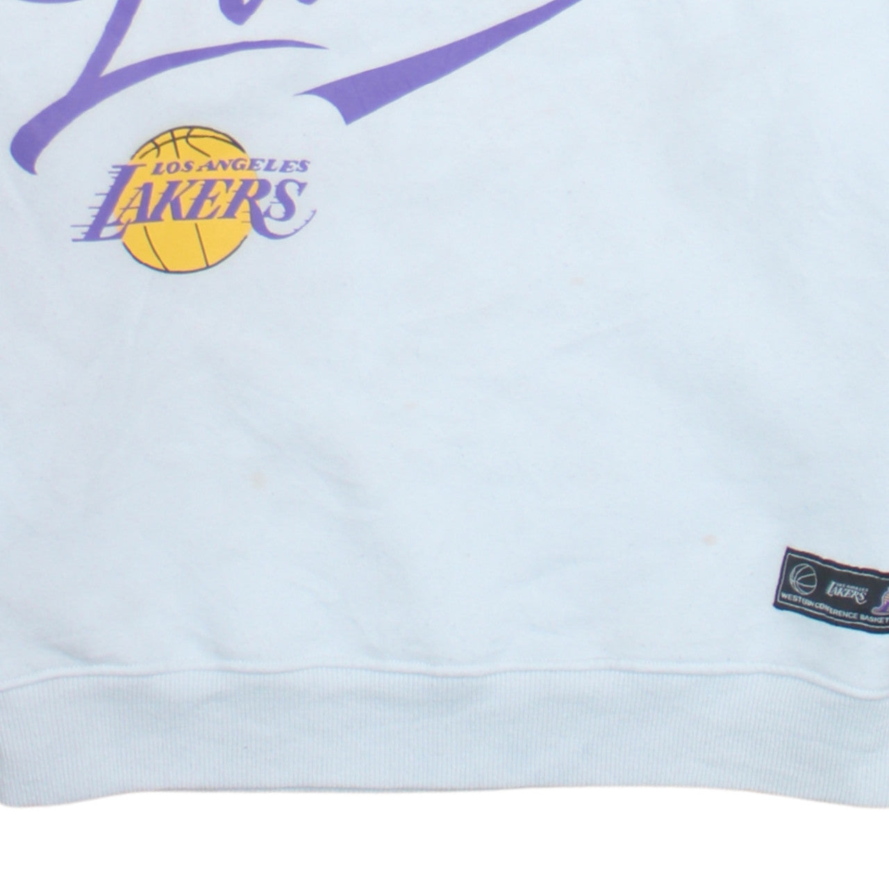 NBA Los Angeles Lakers White Pullover Sweatshirt Women M