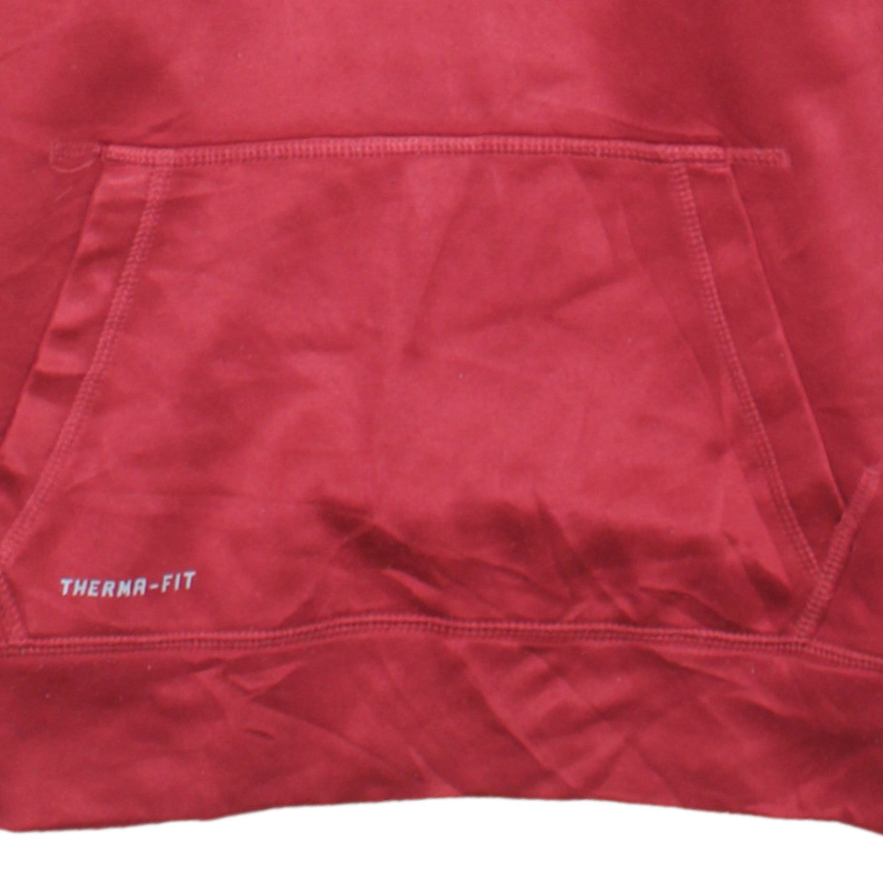 Nike Boys Red Therma-Fit Pullover Hoodie Size L Embroidered Logo
