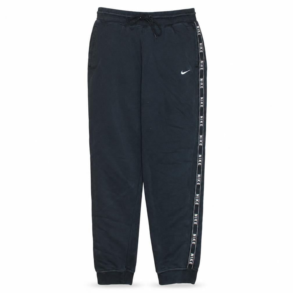 Nike Men's Black Jogger Sweatpants Medium Cotton Blend Lined