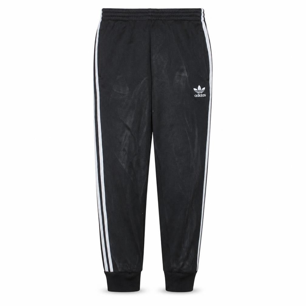 adidas Men's Black Small Jogger Trousers with 3 Stripes