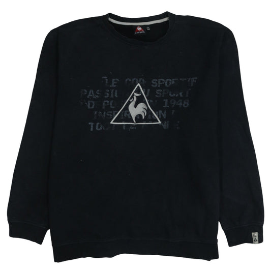 Le Coq Sportif Men's Black 2XL Pullover Sweatshirt