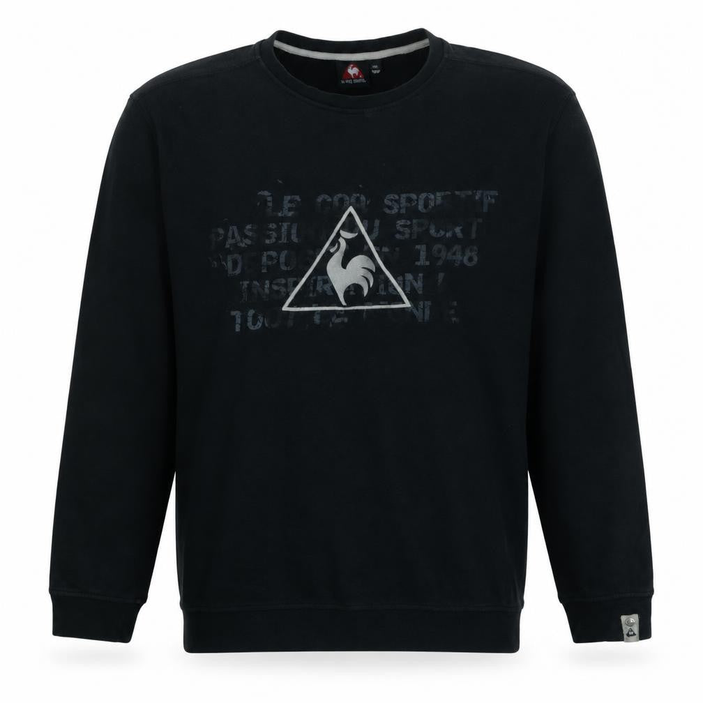 Le Coq Sportif Men's Black 2XL Pullover Sweatshirt