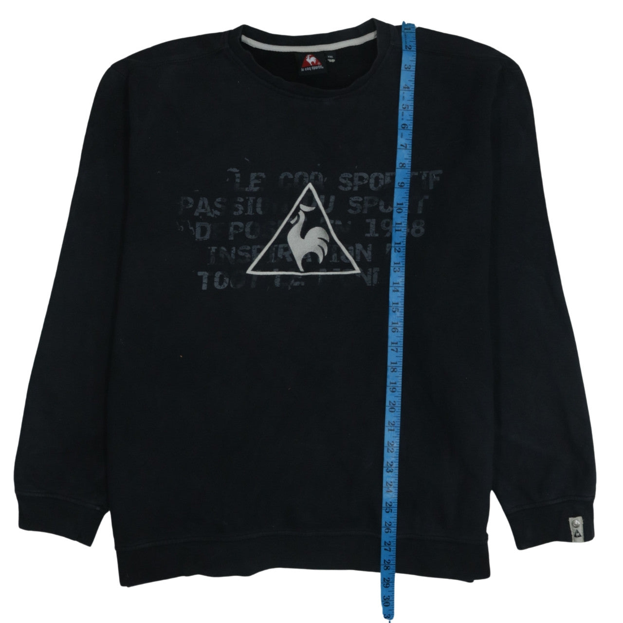 Le Coq Sportif Men's Black 2XL Pullover Sweatshirt