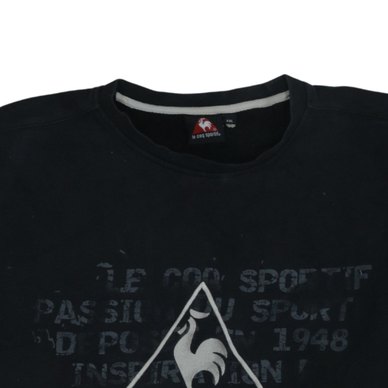 Le Coq Sportif Men's Black 2XL Pullover Sweatshirt