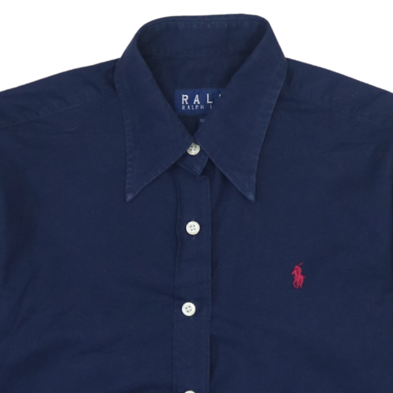 Ralph Lauren Boys Blue Long Sleeve Cotton Button-Up Shirt Size L