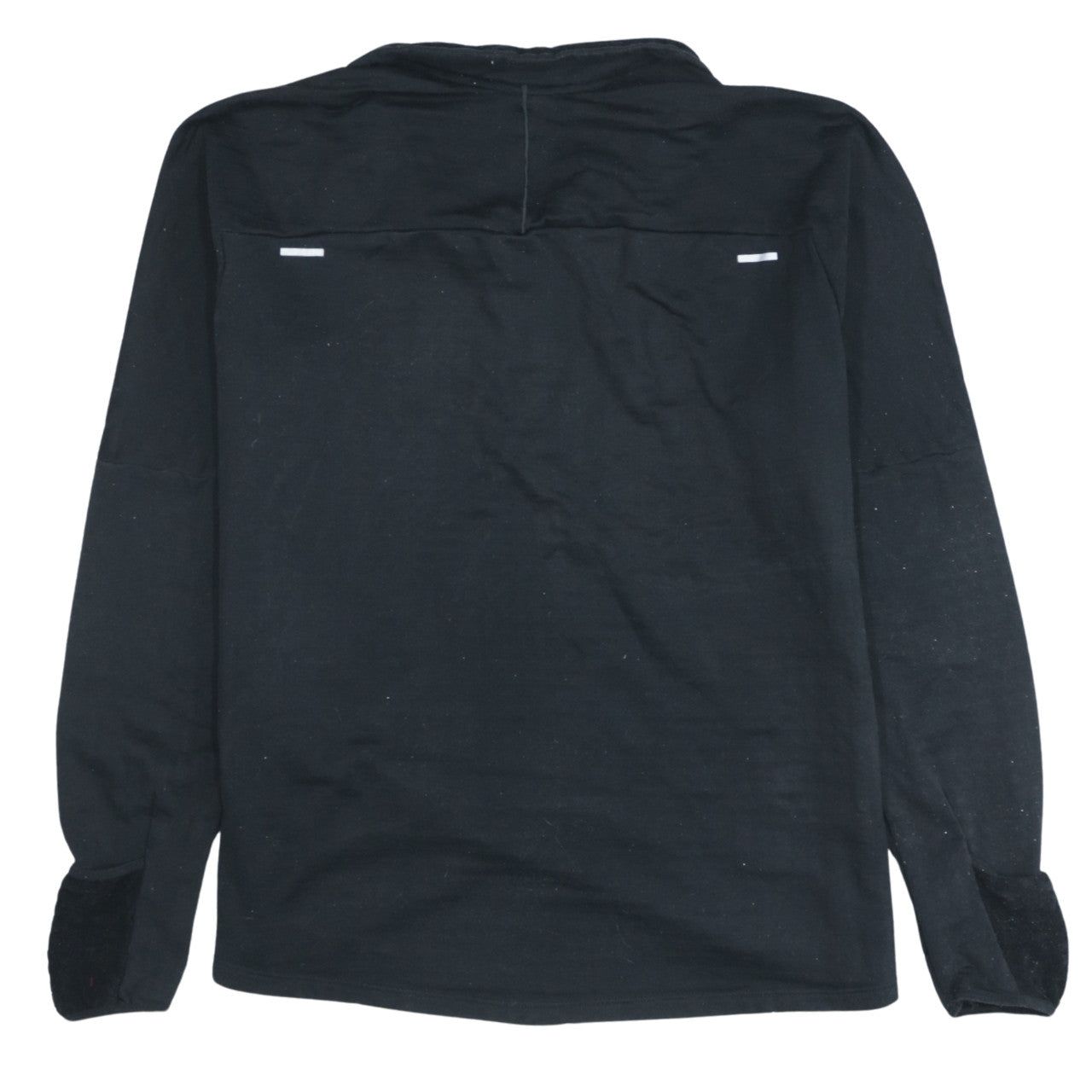 Nike Men's Black L 1/4 Zip Running Sweatshirt Athletic Pullover