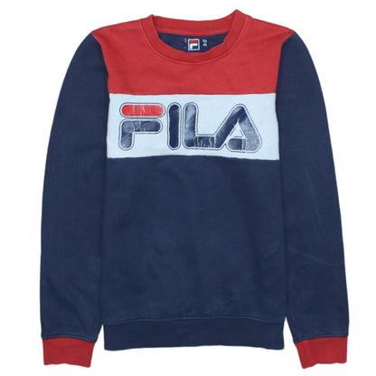 Additional front view of Fila boys’ multicoloured 14 years pullover sweatshirt with logo