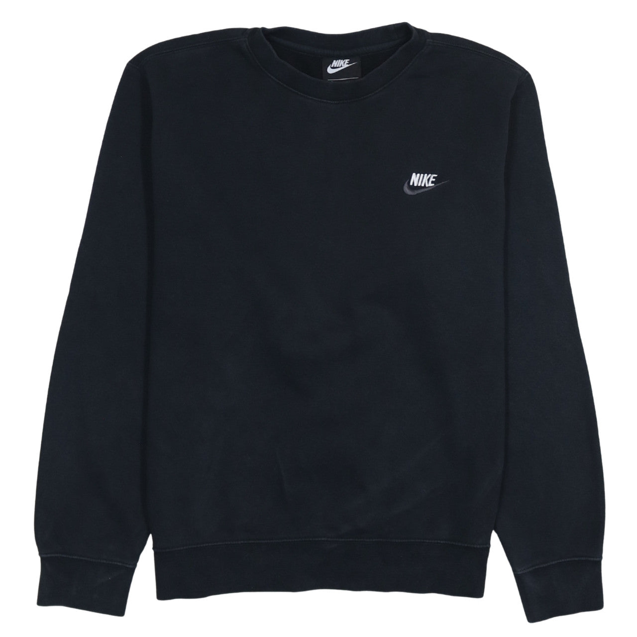 Nike Men's Black Crew Neck Pullover Sweatshirt Size S Fleece