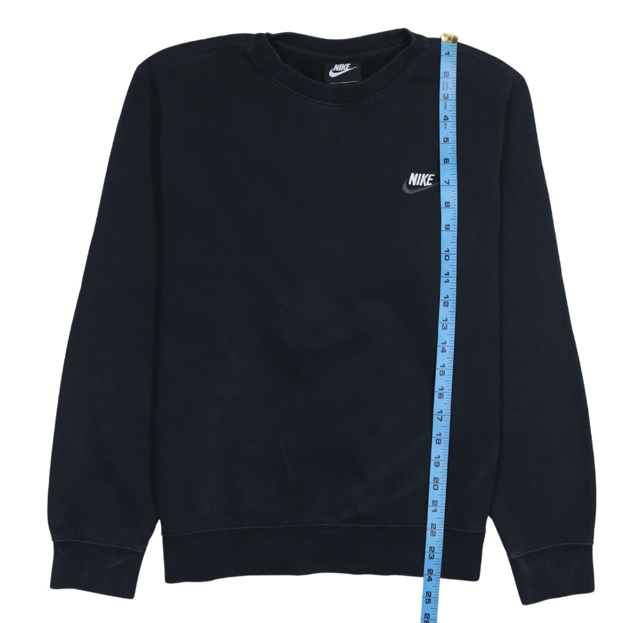 Nike Men's Black Crew Neck Pullover Sweatshirt Size S Fleece