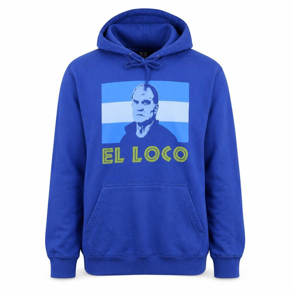 Just Hoods AWDis Mens Blue El Loco Pullover Hoodie Medium