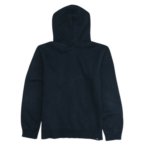Puma Boys Black Pullover Hoodie XL (164) Graphic Logo Sweatshirt