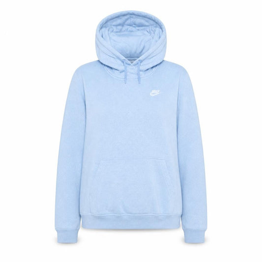 Nike Womens Light Blue Pullover Hoodie XS Cotton Blend
