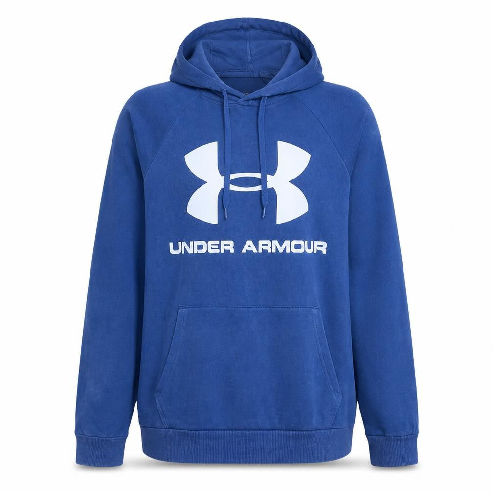 Under Armour Men's Blue Pullover Hoodie Large Athletic Fit