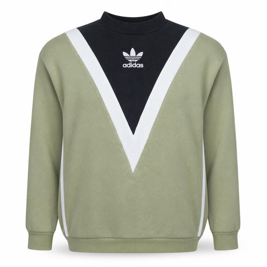 Adidas Women’s Green Sweatshirt Size 6 Logo Retro Pullover