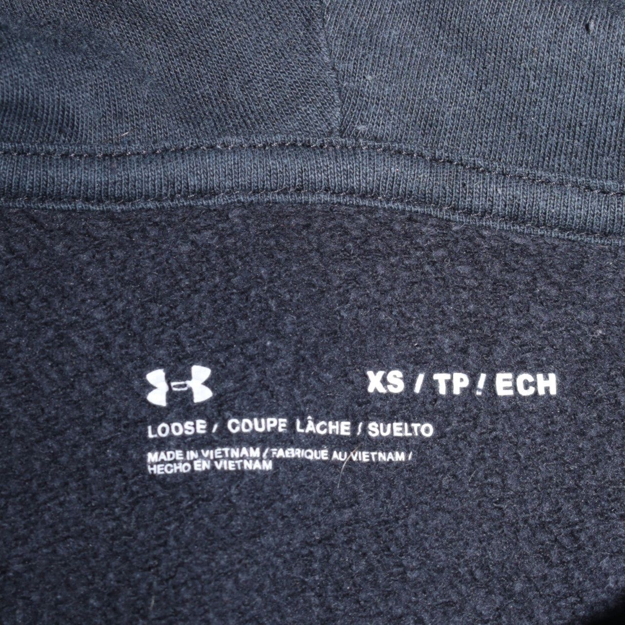 Under Armour Womens Black XS Pullover Hoodie Sweatshirt