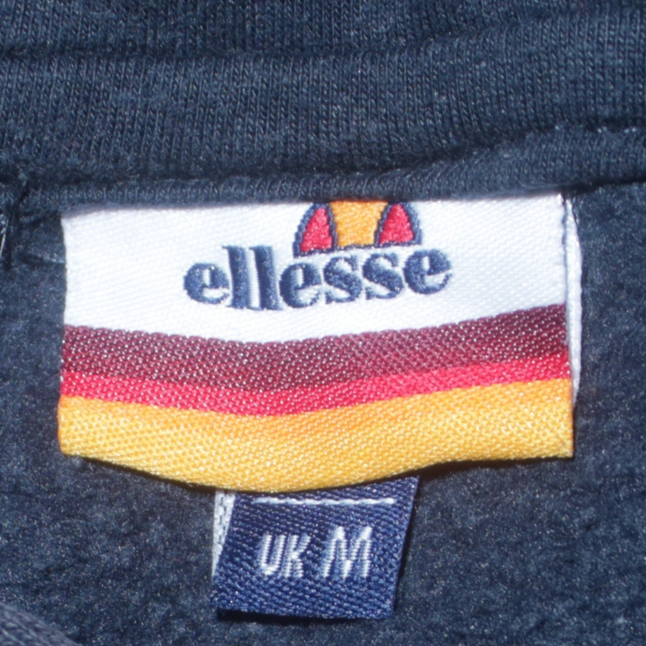 Ellesse Men's Blue Pullover Hoodie M Logo Fleece Sweatshirt