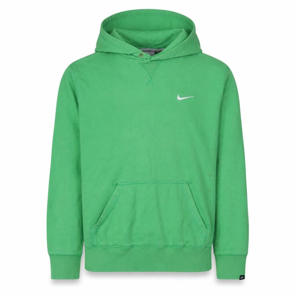 Nike Men's Green Pullover Hoodie Size M Fleece Sportswear
