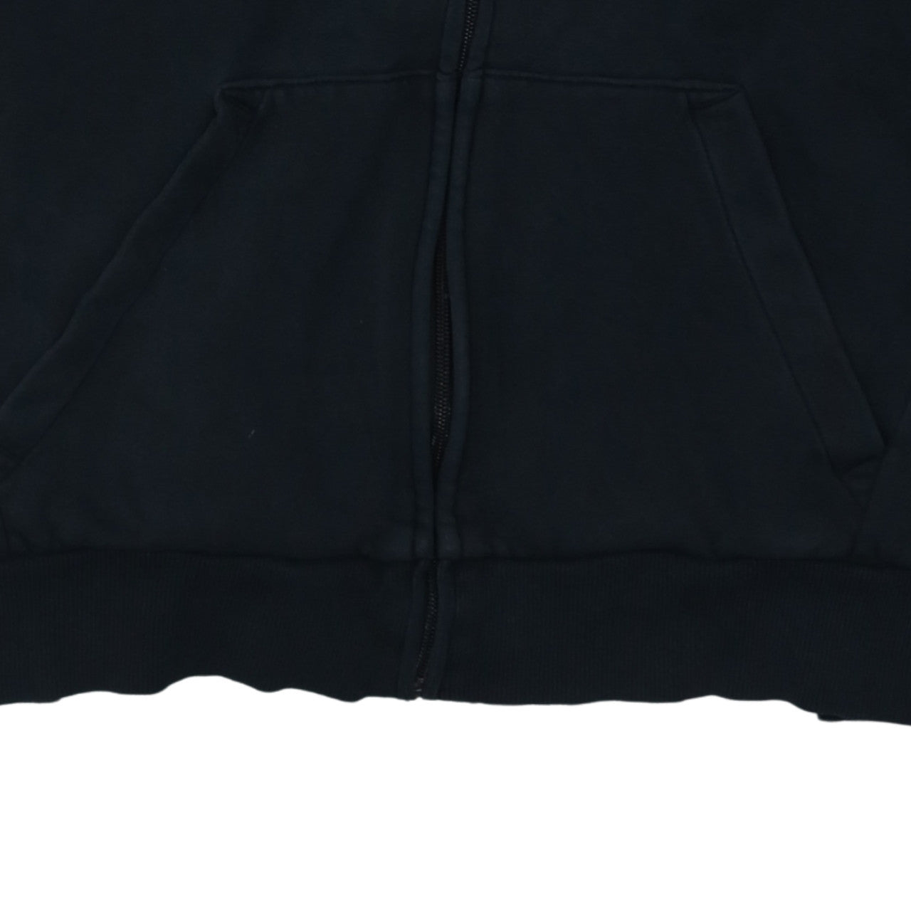 Puma Men's Black XL Full Zip Hoodie with Logo Print
