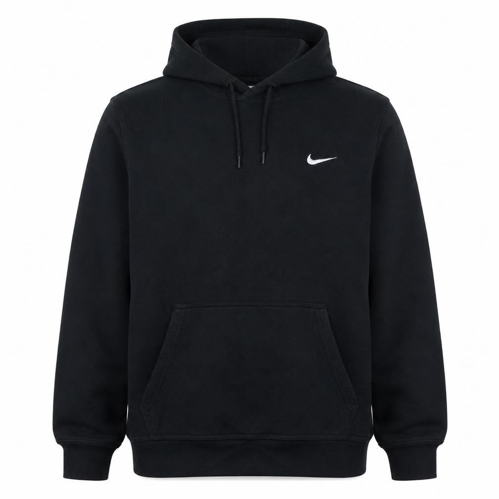 Nike Men's Black Pullover Hoodie Size L Sports Fleece Sweatshirt