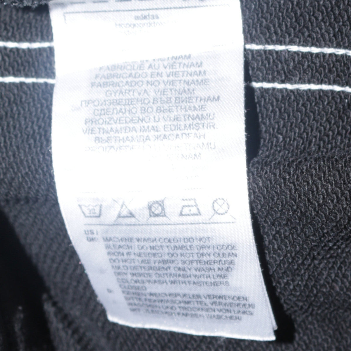 Adidas Women's Black Jogger Trousers UK 12 Elastic Waist Stripe Logo