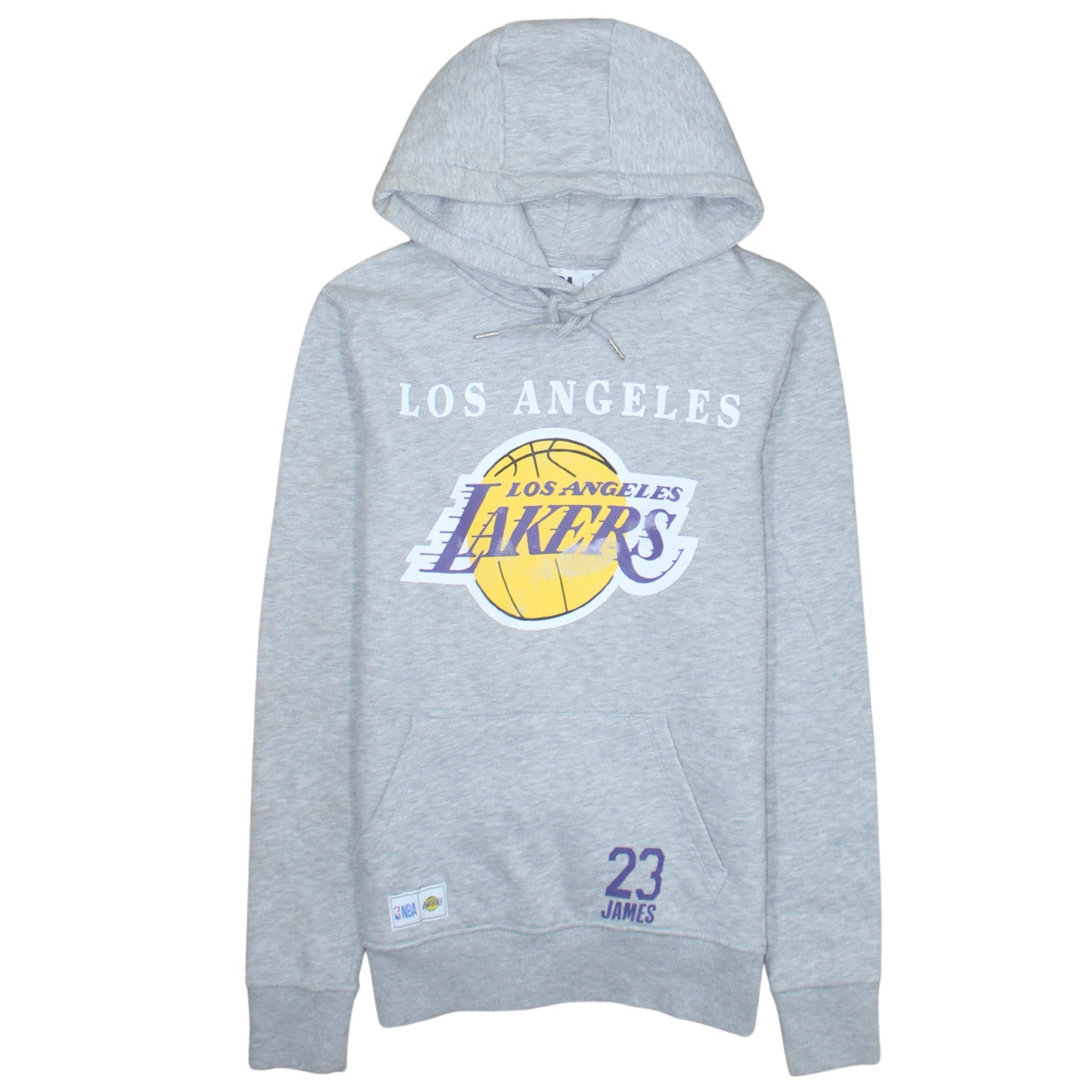 Primark NBA Los Angeles Lakers Grey Hoodie Men S Pullover Graphic Print