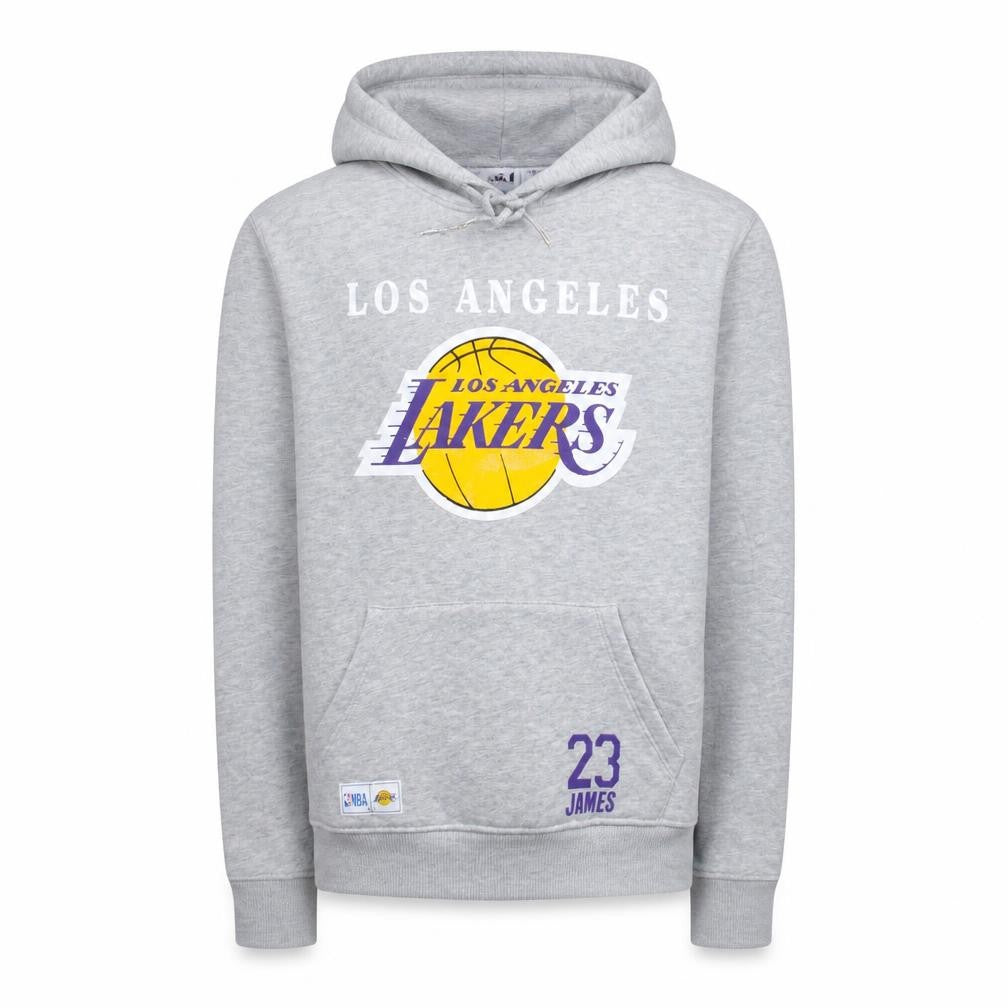 Primark NBA Los Angeles Lakers Grey Hoodie Men S Pullover Graphic Print