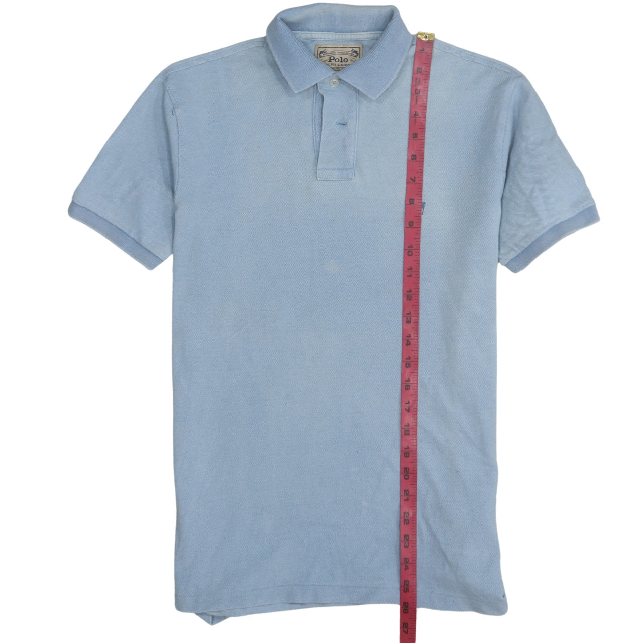 Ralph Lauren Men’s Blue Custom Slim Fit Cotton Polo Shirt Size S