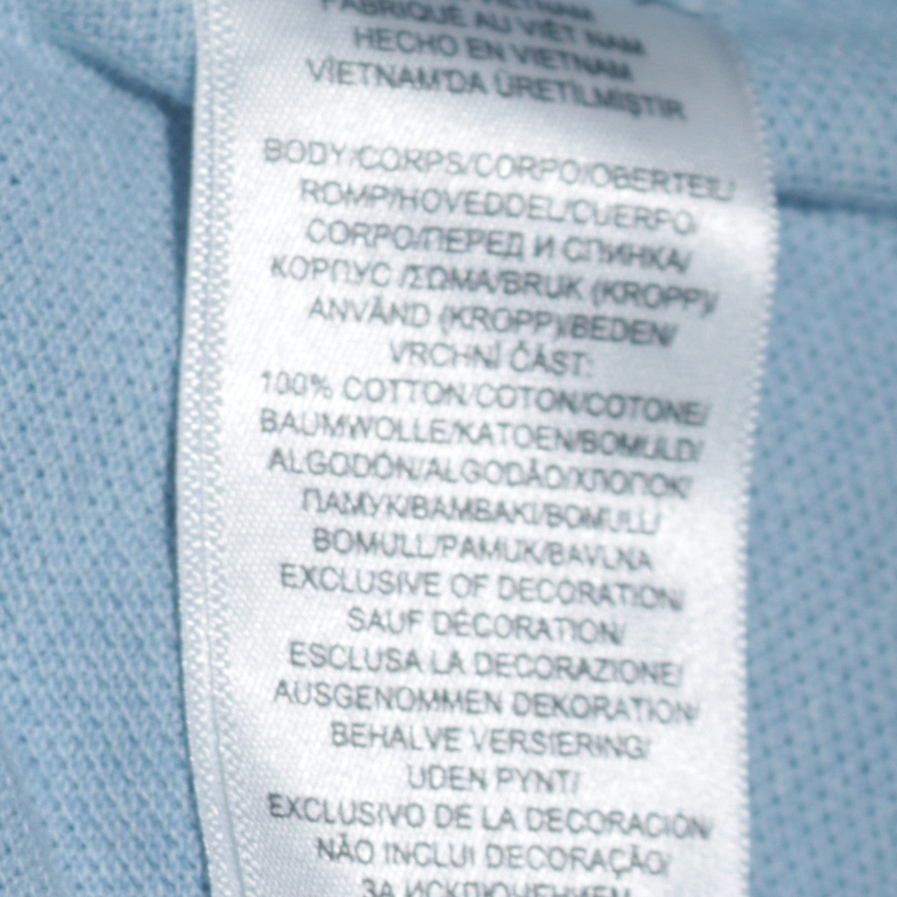 Ralph Lauren Men’s Blue Custom Slim Fit Cotton Polo Shirt Size S