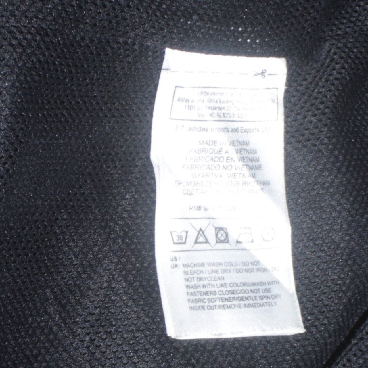 Adidas Men's Black M Windbreaker Hooded Sports Jacket