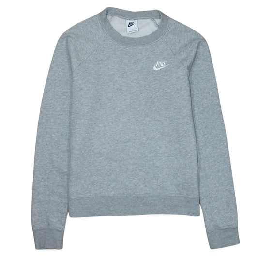 Nike Men’s Grey Crew Neck Pullover Sweatshirt Size S